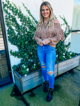 Load image into Gallery viewer, Show Stopper Fringe Sweater