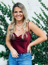 Load image into Gallery viewer, Mean It Cowl Neck Bodysuit