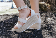 Load image into Gallery viewer, Zion Espadrille Sandals - Nude
