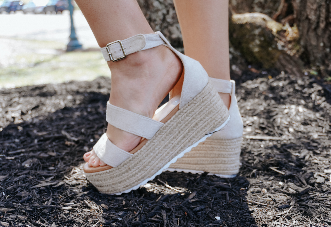 Zion Espadrille Sandals - Nude