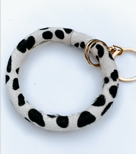 Load image into Gallery viewer, Cow Print Key Ring
