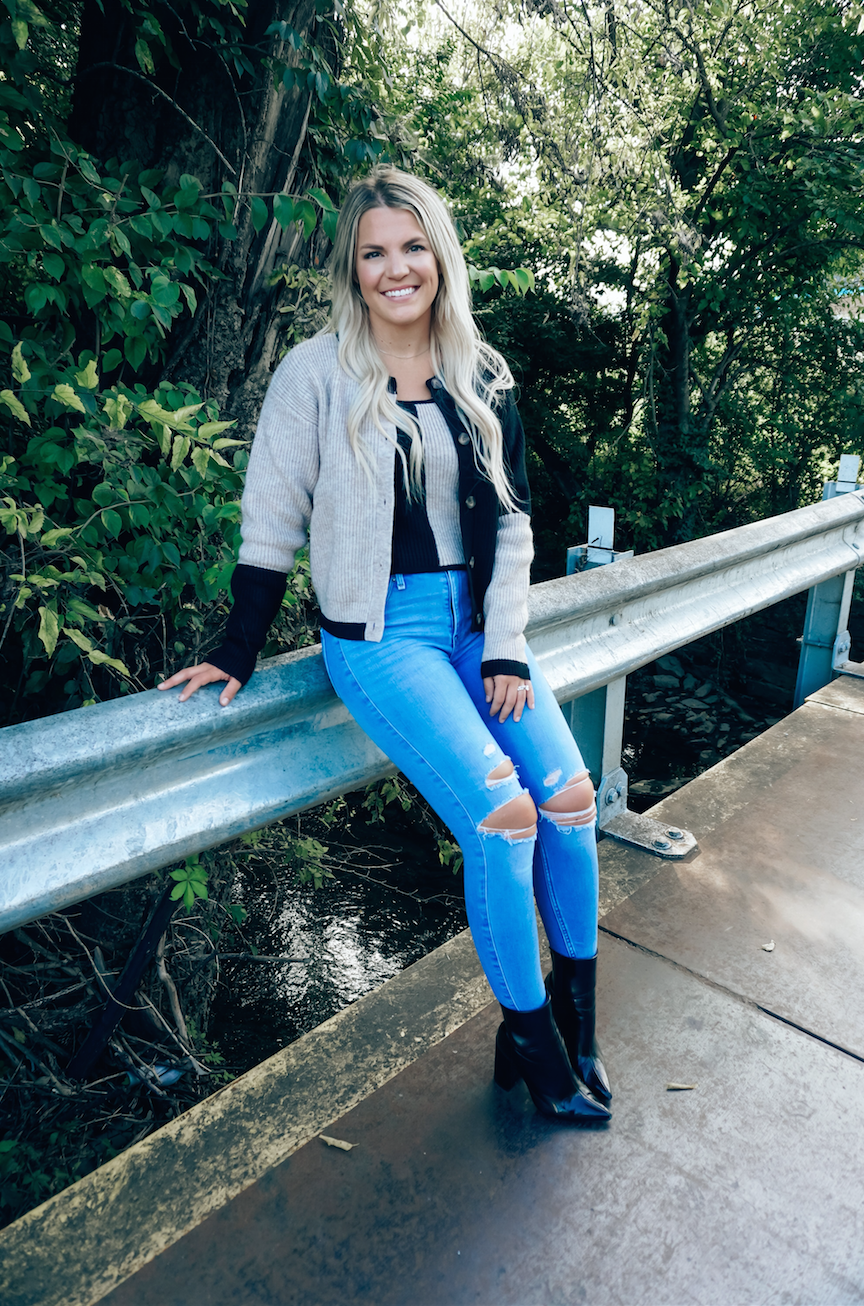 Iced Latte Cardigan Set