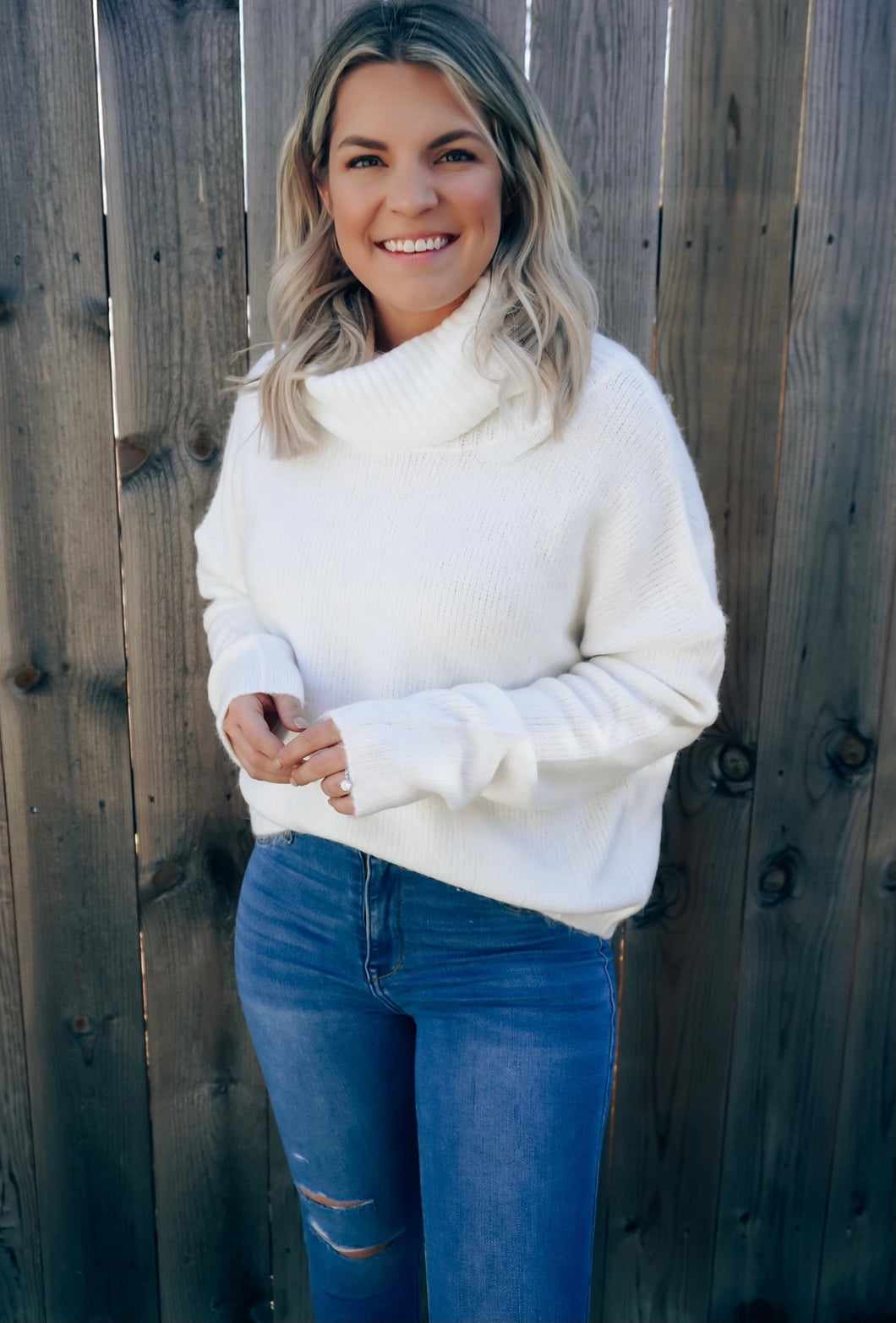 Winter Whites Sweater