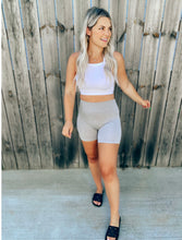 Load image into Gallery viewer, Biker Babe Shorts - Grey
